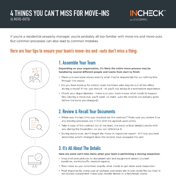 4 Things You Can't Miss for Move-Ins (& Move-Outs)