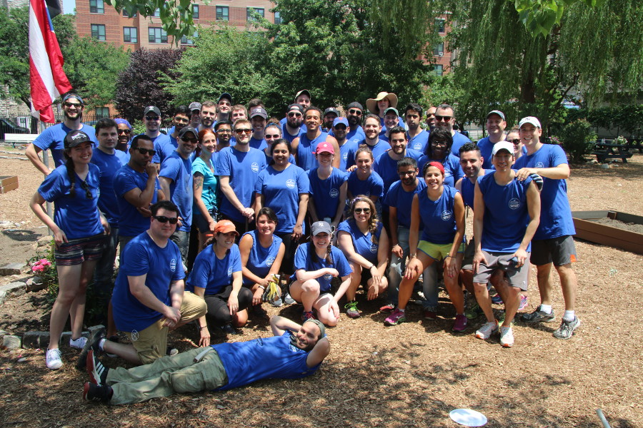 This year marked SiteCompli’s 3rd Volunteer Day, and we were happy to spend it rebuilding the Mott Haven Community Garden in the South Bronx.
