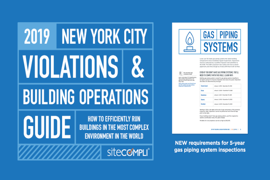 The most important resource is back! Stay ahead & give your team the adequate training with the 2019 NYC Violations & Building Operations Guide.