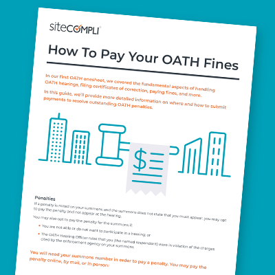 How To Pay Your OATH Fines