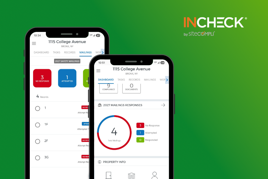Complying with annual safety notice mailings has never been easier - here's some of InCheck's new features designed for your team